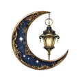 thumbnail image 3 of Adhesivos de pared decorativos con luna dorada y linterna, 3 of 4