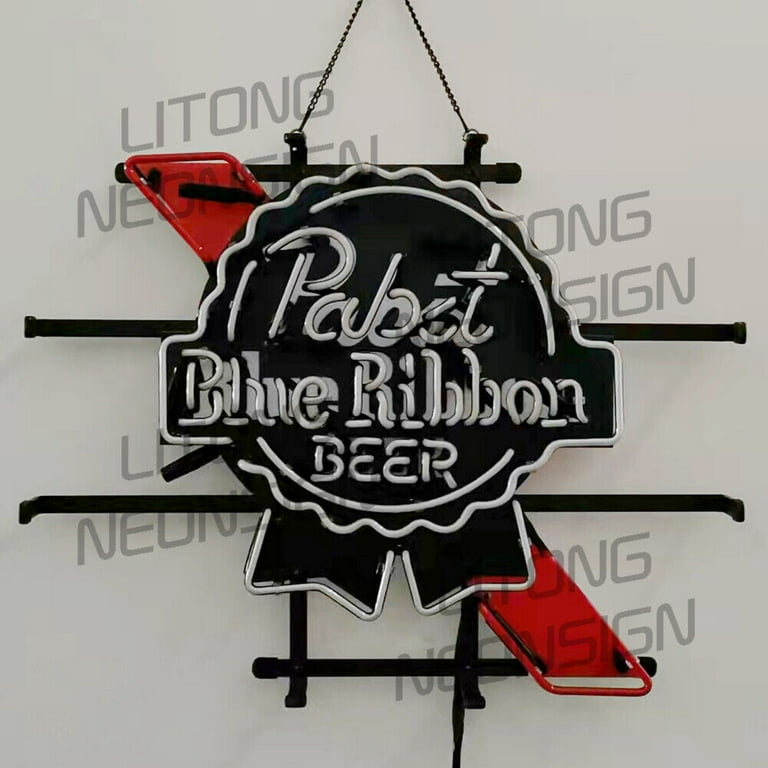 New Pabst's Blue Ribbon Beer Lamp Neon Light Sign 19