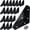 Black, variant on 20-Pack Steel Corner Braces, L-Angle Brackets to Reinforce Shelves, Beds & Tables