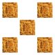 thumbnail image 2 of Inteprter Relleno de papel triturado de hierba de Pascua llamativa decoración de fiesta de confeti DIY para aula escolar naranja amarillo naranja amarillo 5piezas Inteprter CBP255512, 2 of 4
