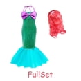 thumbnail image 1 of Disfraz De Sirena Ariel Para Niñas Vestido Sin Mangas Halloween Navidad Ropa Para Niños Princesa Regalo De Cumpleaños De Fiesta Elegante Conjunto Completo, 1 of 4