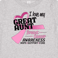 thumbnail image 4 of Inktastic I Love My Great Aunt-breast Cancer Awareness Boys or Girls Baby T-Shirt, 4 of 5