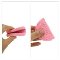 thumbnail image 4 of Unique Bargains 1 Pc Reusable Facial Sponges Oval for Removing Dirt 4.53"x3.66"x0.39" Pink, 4 of 6