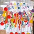 thumbnail image 3 of 100 Uds. Globos en espiral de látex de 40 pulgadas, globos de fiesta de arcoíris largos retorcidos, globos de helio nacarados para cumpleaños, Baby Shower, 3 of 5