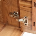thumbnail image 5 of Sideboards Buffet Cabinets, 58" Wood Credenza Storage Cabinets with 3 Doors, Modern Kitchen Accent Cabinets with 4 Compartments for Living Room, Hallway, Natural, 5 of 9