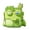 Green, variant on Geemin Large-Capacity Travel Cups with Double Drink Compartments Plastic Material