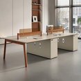thumbnail image 3 of Set Professional Office Desk Studio Drawers Elegant Executive Wooden Arts Ideas Desk Tables Work Mesa De Computador Furniture My Lux Decor Round, 3 of 14