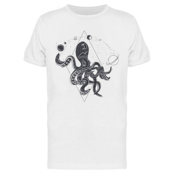 Cosmic Octopus T-Shirt Men -Image by Shutterstock, Male x-Large