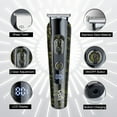 thumbnail image 3 of Electric Clippers LCD Digital Display Home Hair Trimmer Head Hair Razor USB Rechargeable Household DIY Hair Cutting Machine, 3 of 7