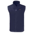thumbnail image 2 of Men's Cutter & Buck  Navy Texas Longhorns Charter Eco Recycled Full-Zip Vest, 2 of 3