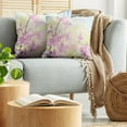 thumbnail image 5 of Ambesonne Floral Throw Pillow Cover 2 Pack, Larkspur Petals Summer, 16", Pale Green Pale Pink, 5 of 7