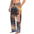 thumbnail image 2 of Daiia Mythical Serpent Mountain Sunrise Men's Sleep Pant with Pockets and Drawstring,Pajama Pants-XX-Large, 2 of 9