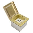 thumbnail image 4 of Floor Electrical Outlet,Concealed Floor Socket Brass Floor Socket Floor Receptacle Highly Recommended, 4 of 14