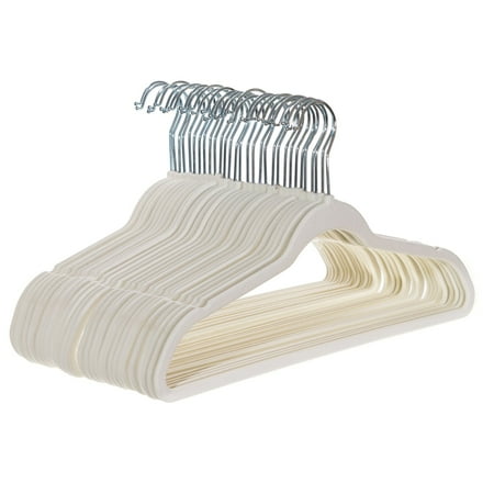 Discontinued- Better Homes & Gardens; 30 Pack Flocked Suit Hangers, Ivory