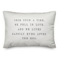 thumbnail image 2 of Creative Products Love Story 14x20 Spun Poly Pillow, 2 of 3