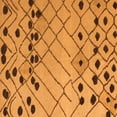 thumbnail image 1 of Ahgly Company Indoor Square Abstract Orange Modern Area Rugs, 6' Square, 1 of 4