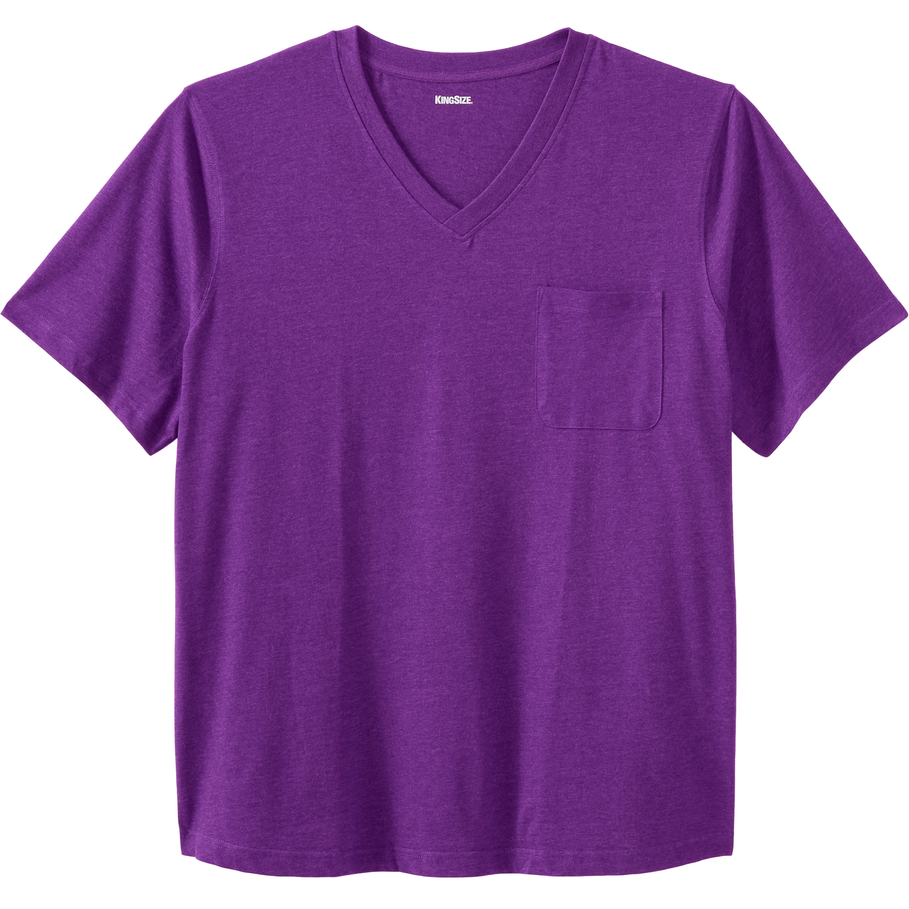 Kingsize KingSize Men's Big & Tall Lightweight VNeck Pocket TShirt
