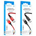 thumbnail image 4 of BOROFONE 1m nice USB C cable 6A fast charging data Type C cable, 4 of 4