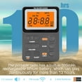 thumbnail image 5 of Portable AM FM Radio, EEEkit Mini Digital Tuning Radio with Rechargeable Battery, Earphone, Lock Screen, Preset, Pocket Transistor Radio for Walking Jogging Traveling Camping - Gary, 5 of 9