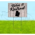 thumbnail image 1 of Born & Raised Utah (18" x 24") Yard Sign, Includes Metal Step Stake, 1 of 6
