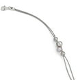 thumbnail image 2 of Leslie's 925 Sterling Silver Polished With 2in Extender Chain Bracelet; 7.5 inch; for Adults and Teens; for Women and Men, 2 of 3