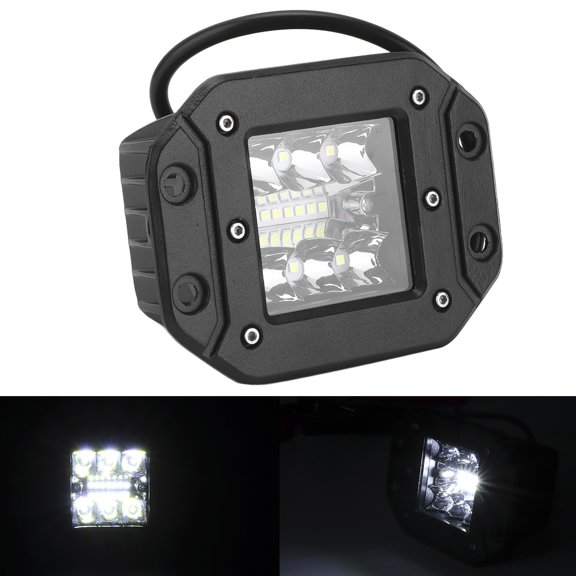 Luz De Trabajo LED, Lámpara Combinada De Inundación Puntual Con Lente De Metal 4D Para Camión Para ATV Para UTV