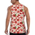 thumbnail image 6 of Rocae Tomatoes for Men's Workout Tank Top Men's Running Tank Top Dry Fit Athletic Workout Tank TopsXX-Large, 6 of 9