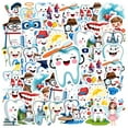 thumbnail image 3 of 35pcs Cartoon Stickers Children Stickers Dentist Stickers Tooth Stickers Kids Stickers for Laptops Notebooks Suitcases, 3 of 9