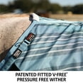 thumbnail image 5 of Schneiders Dura-Mesh II Striped Fly Sheets | V-Free Wither Relief Surcingle | Navy | 86, 5 of 9
