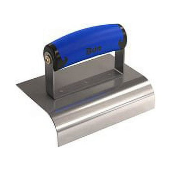 Bon 62-448 Edger -Stainless Steel 6-inch X 4-inch - 1-inch Radius X 1 1/2-inch Lip Comfort Grip Handle