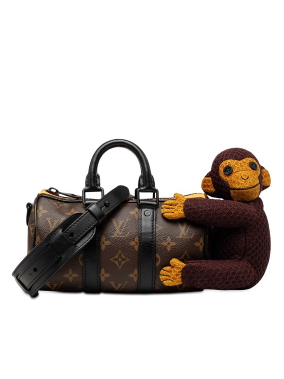 Pre-Owned Louis Vuitton Monogram Keepall XS LV Friend Handbag Shoulder Bag 2WAY M80118 Brown...