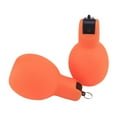 thumbnail image 1 of 2 piezas a mano exprime silbatos de entrenadores fuertes silbatos para árbitros de baloncesto Naranja, 1 of 8