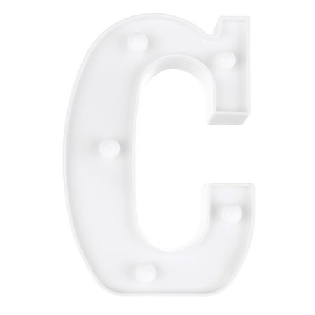 

Lovehome LED Letter Lights Light Up Plastic Letters Standing Hanging Warm Wihte Light