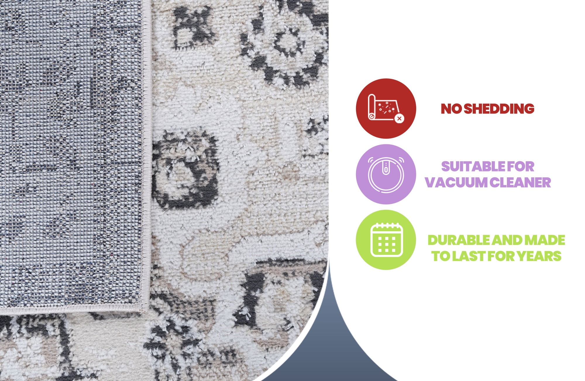 2X8ft Medallion Hallway Runner Rug,Large Modern Soft Carpet for Entryway Kitchen