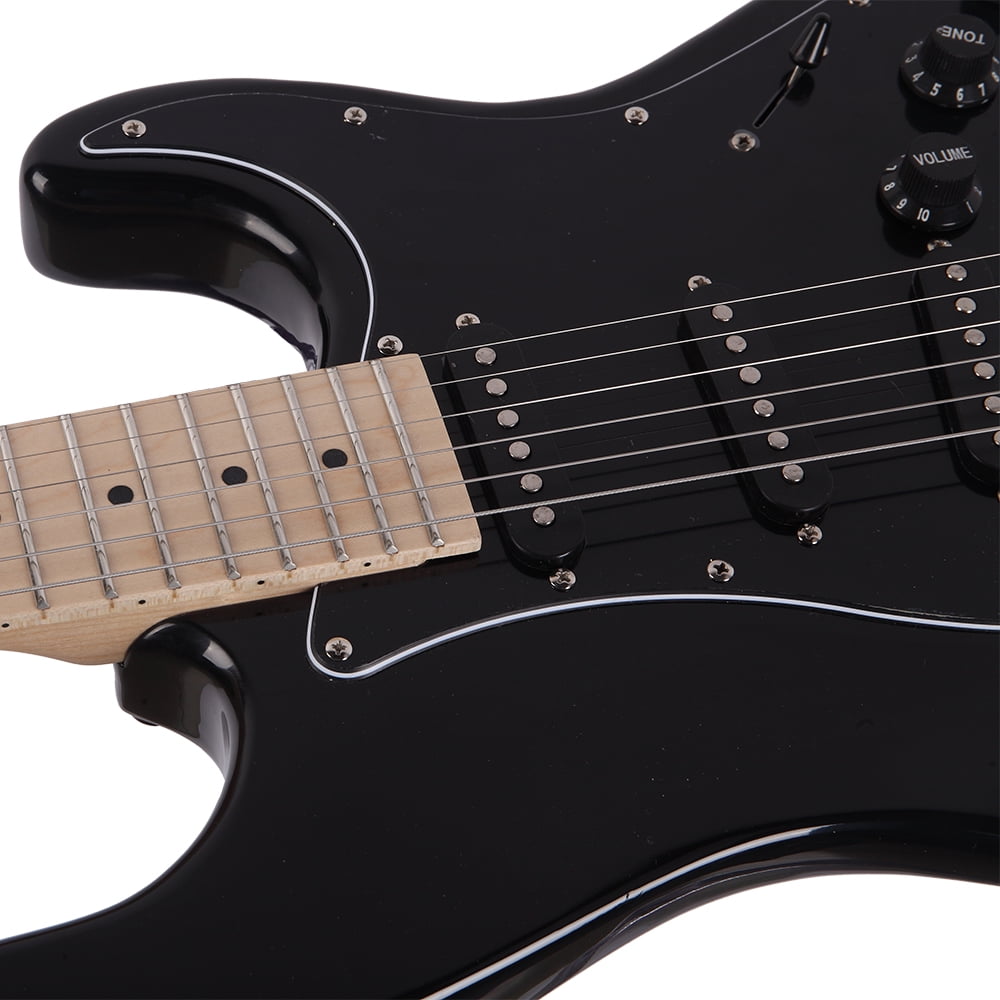 Electric Guitar with Guitar Bag, Strap, Guitar Amplifier, Power Wire, Tool, Plectrum and Tremolo Bar