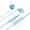 B, variant on Comfortable In Ear Wired Headphones with Mic for Sleeping Running Ergonomic Fit Volume Control Calls Singing Android Devices B