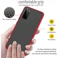 thumbnail image 6 of Case for Samsung Galaxy S20 Thin Shockproof Phone Case PC Back TPU Bumper [Protect from Fingerprint/Shock/Scratch/Slip] Translucent Matte Phone Cover for Samsung Galaxy S20-Red, 6 of 7
