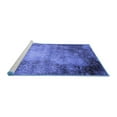 thumbnail image 2 of Ahgly Company Machine Washable Indoor Rectangle Oriental Blue Industrial Area Rugs, 8' x 12', 2 of 4