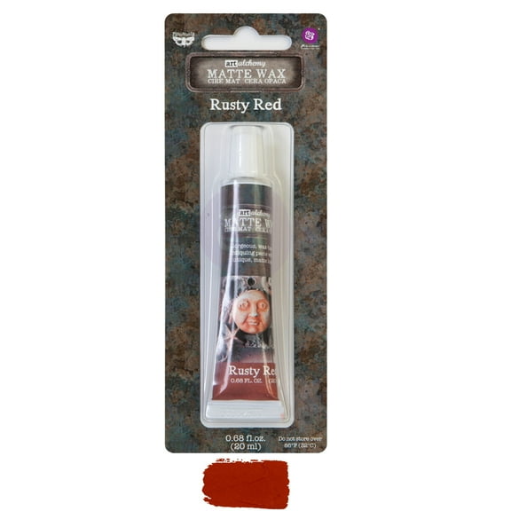 Finnabair Art Alchemy Matte Wax .68 Fluid Ounce-Rusty Red