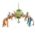 thumbnail image 2 of Parrot Ball Toy Interactive Interactive Parrot Rattan Ball Bird Bell Toy, 2 of 8