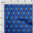 thumbnail image 2 of oneOone Viscose Chiffon Royal Blue Fabric Ikat Sewing Fabric By The Yard Printed Diy Clothing Sewing Supplies 42 Inch Wide, 2 of 4