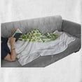 thumbnail image 6 of Avocado Soft Flannel Fleece Throw Blanket, Teardrop Shape Image for Healthy Nutrition and Benefits of Green Plants, Cozy Plush for Indoor and Outdoor Use, 50" x 60", Emerald Pale Green, by Ambesonne, 6 of 6