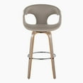 thumbnail image 6 of LumiSource Curva 30" Fixed-Height Barstool - Set of 2, 6 of 10