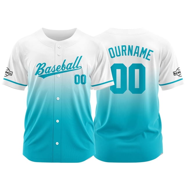 Baseball Custom Name Number Athletic Performance Top for Men and Women