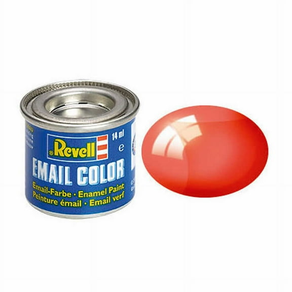 Revell Enamels 14ml Paint Tinlet, Red Clear