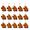 Brown-Capybara, variant on Brown Capybara Stuffed Animal Keychains, Set of 20 Mini Realistic Plush Ornaments