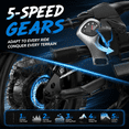 thumbnail image 2 of Electric Bike for Adults with 16" Tires Full Suspension 500W Motor 48V 13.5AH Removable Battery 40 Miles Range Max 19MPH Turn Signals E Bike, 2 of 10