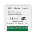 thumbnail image 1 of EIMELI Mini Module de Commutateur ZigBee 3.0 16A Relais Intelligent Interrupteur de Lumière Contrôle Vocal par Application Module de Brise-Brise Appareil Électroménager Automatisation (AC 85-), 1 of 7