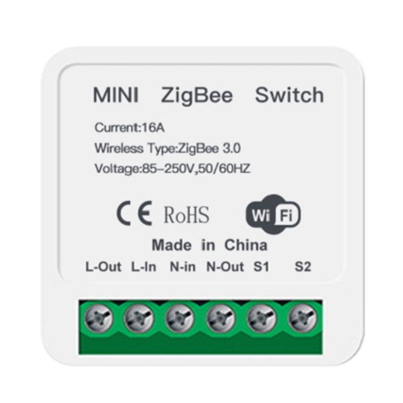 ZigBee 3.0 Switch Module 16A Intelligent Relay Light Switch APP Remote Control Voice Control DIY Breaker Module Home Appliance Automation (AC 85-)