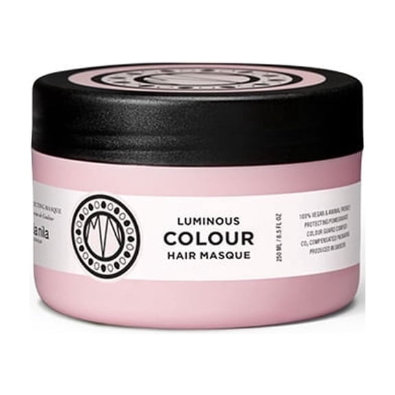 Maria Nila Luminous Colour, Hair Mask, 8.5 Fl Oz, Reduces Colour Loss from Washing, Pomegranate Counteracts Dehydration, 100% Vegan & Sulfate/Paraben free